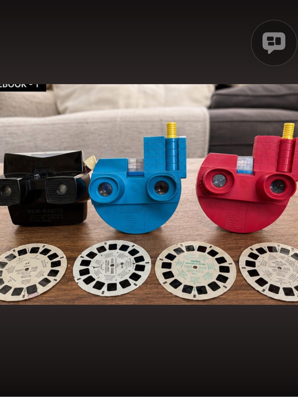 Vintage View-Master Bundle 3 Viewers + 4 Reels Hawaii Mother Goose Sesame Street